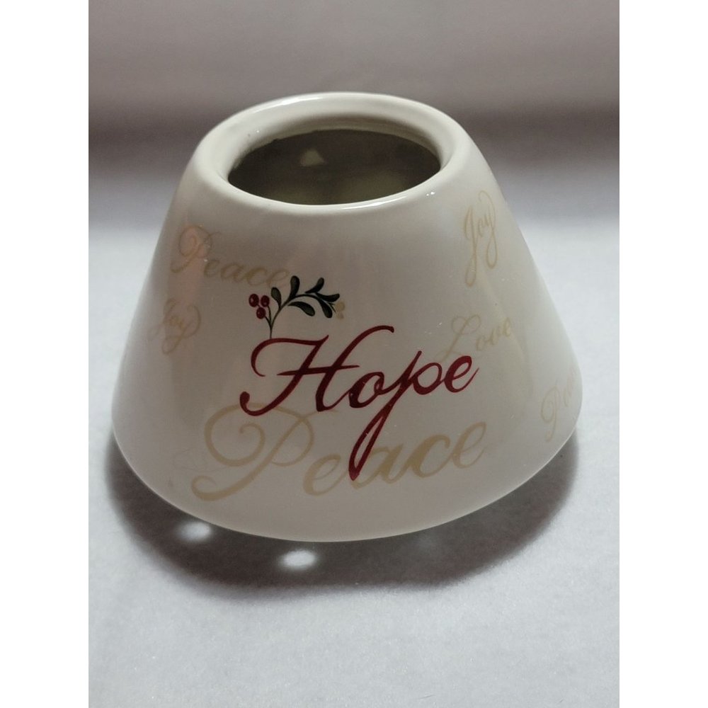 Better Homes & Garden Yankee Candle Shade 'Joy Love Hope' Topper